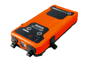 Powercases Jump Starter 700 Marine Orange Water-proof Ip65 Compact Emergency Battery Pack Recharge